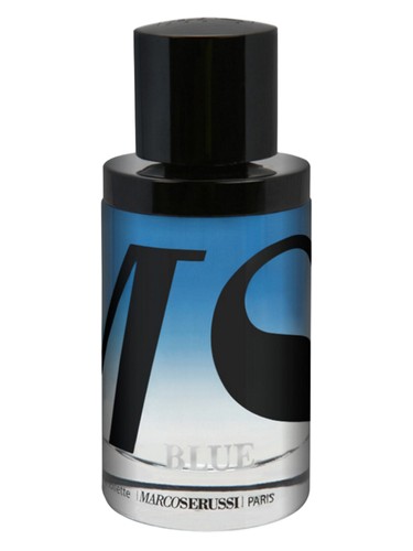 Frasco de MS Blue, de Parfums Marco Serussi