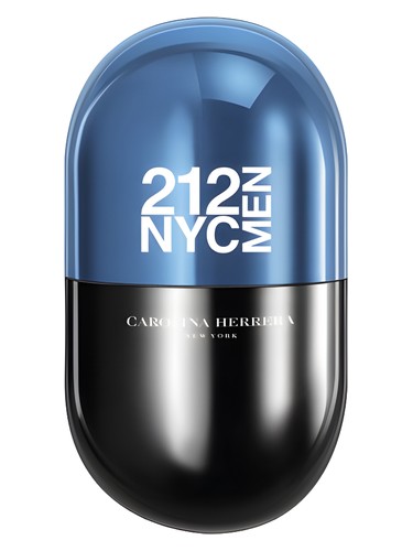 Frasco de 212 NYC Men Pills, de Carolina Herrera