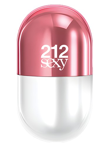 Frasco de 212 Sexy Pills, de Carolina Herrera