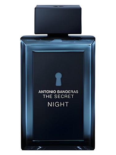 Frasco de The Secret Night, de Antonio Banderas