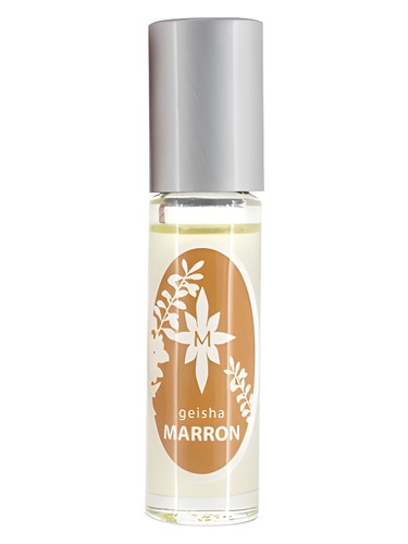 Frasco de Geisha Marron Roll-On Perfume Oil, de Aroma M