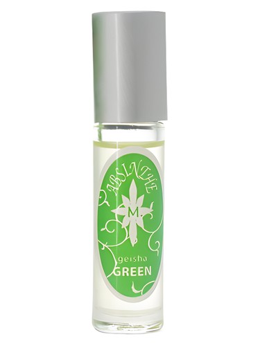 Frasco de Geisha Green Roll-on Perfume Oil — Aroma M