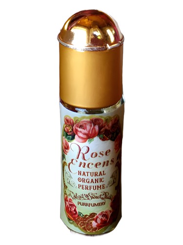 Frasco de Rose Encens, de Velvet & Sweet Pea’s Purrfumery