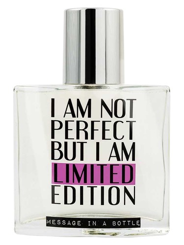 Frasco de I Am Not Perfect But I Am Limited Edition, de Message in a Bottle