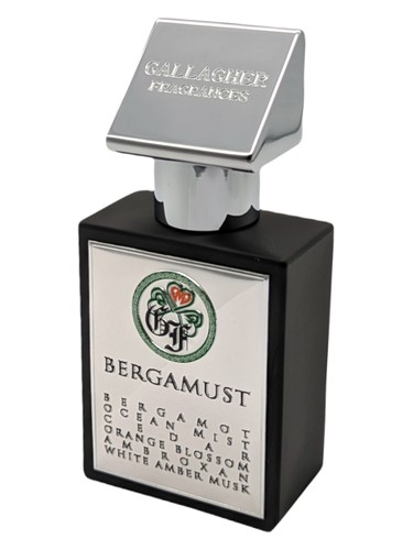 Frasco de Bergamust, de Gallagher Fragrances