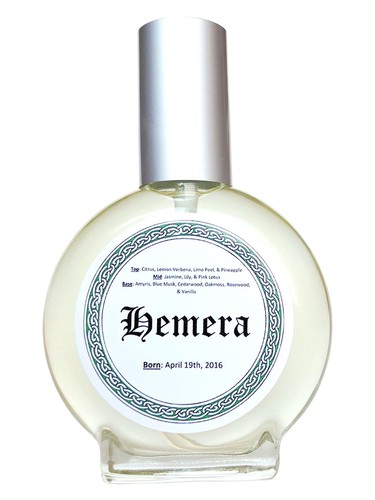 Frasco de Hemera, de Gallagher Fragrances