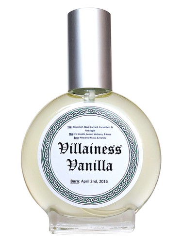Frasco de Villainess Vanilla, de Gallagher Fragrances