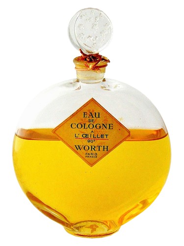 Frasco de Eau de Cologne à L'Œillet, de Worth
