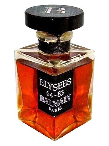 Frasco de Elysees 64 83, de Balmain Beauty