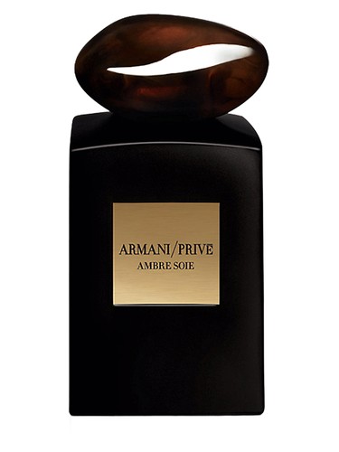 Frasco de Ambre Soie, de Giorgio Armani
