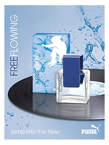Frasco de Flowing Free Man, de Puma