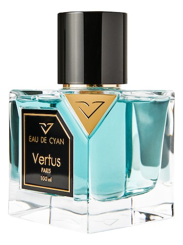 Frasco de Eau de Cyan, de Vertus