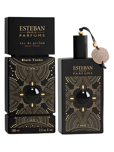 Frasco de Black Tonka Eau de Parfum, de Esteban