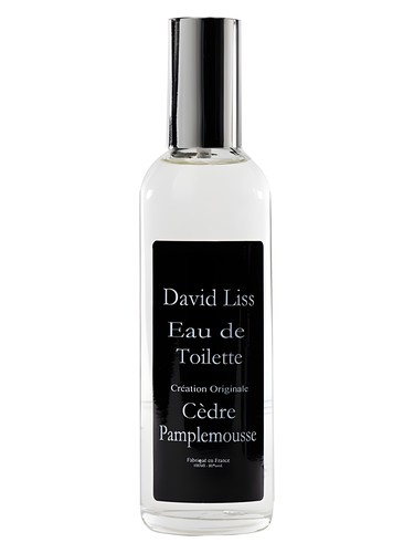 Frasco de Cédre Pamplemousse, de David LISS Parfums