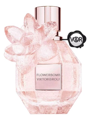 Frasco de Flowerbomb Pink Crystal Limited Edition, de Viktor&Rolf