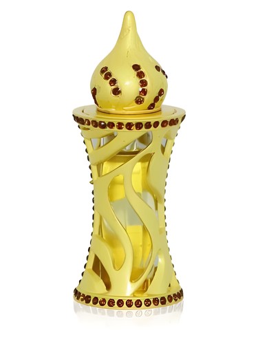 Frasco de Lamsa Gold, de Al Haramain Perfumes
