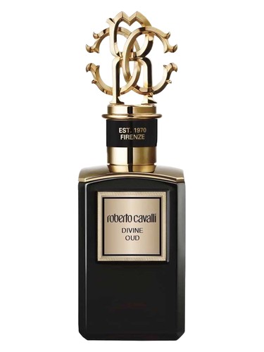 Frasco de Divine Oud, de Roberto Cavalli