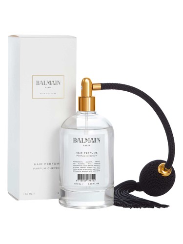 Frasco de Hair Perfume Limited Edition, de Balmain Beauty