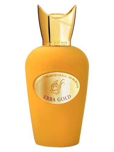 Frasco de Erba Gold, de Sospiro Perfumes