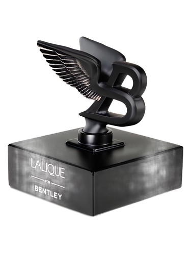 Frasco de Lalique For Bentley Black Crystal Edition, de Bentley