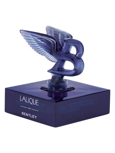 Frasco de Lalique For Bentley Blue Crystal Edition, de Bentley