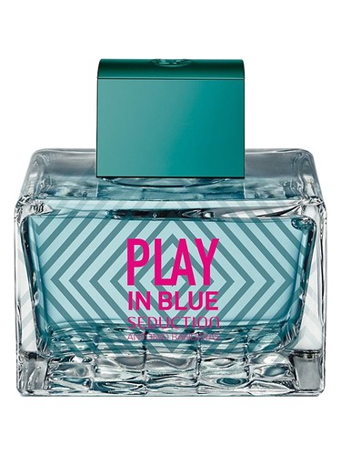 Frasco de Play In Blue Seduction For Women, de Antonio Banderas
