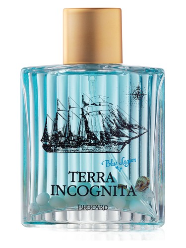 Frasco de Terra Incognita Blue Lagoon, de Brocard