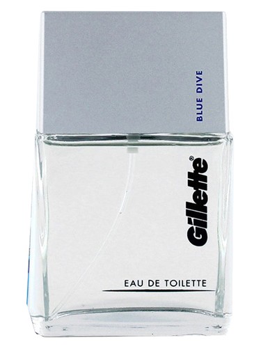 Frasco de Blue Dive, de Gillette