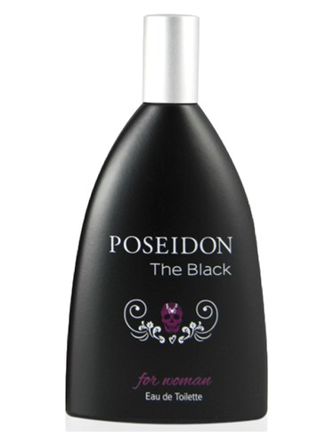 Frasco de Poseidon The Black for Woman, de Instituto Español