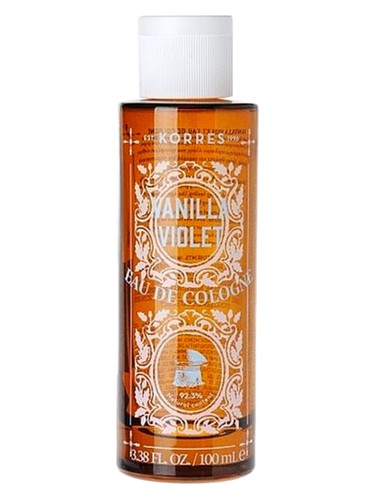 Frasco de Vanilla Violet Eau de Cologne, de Korres