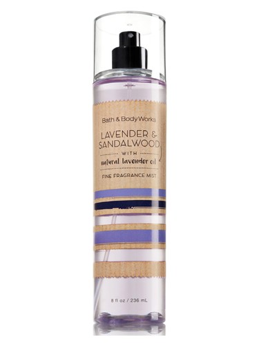 Frasco de Lavender & Sandalwood — Bath & Body Works
