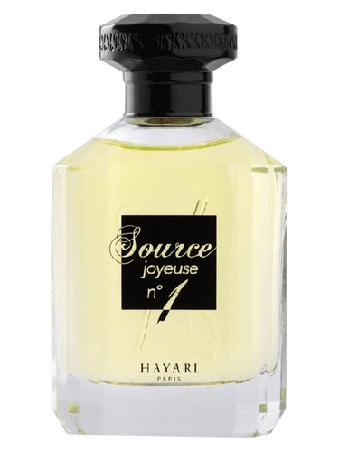 Frasco de Source Joyeuse No1, de Hayari Parfums