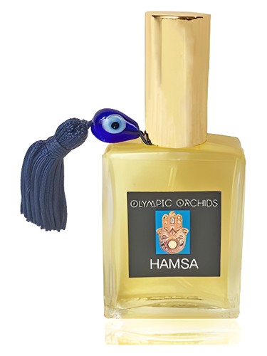 Frasco de Hamsa, de Olympic Orchids Artisan Perfumes