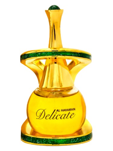 Frasco de Delicate, de Al Haramain Perfumes