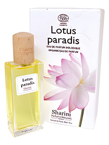 Frasco de Lotus Paradis, de Sharini Parfums Naturels