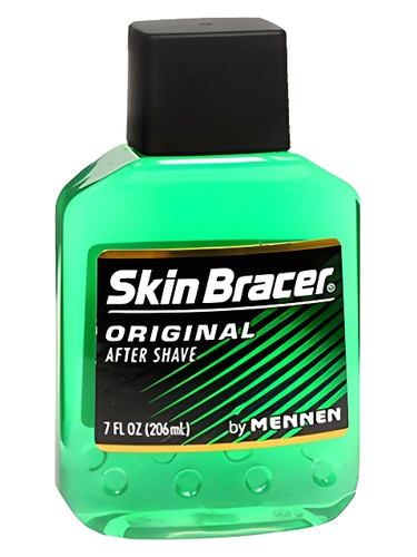 Frasco de SkinBracer, de Mennen