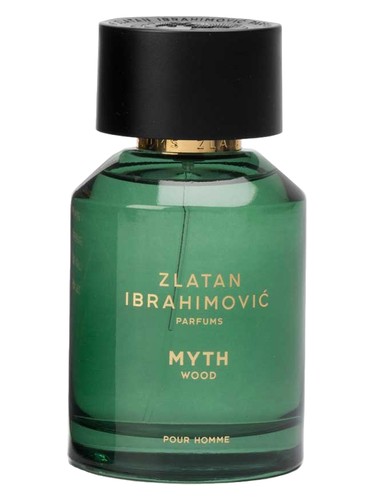 Frasco de Myth Wood, de Zlatan Ibrahimovic Parfums