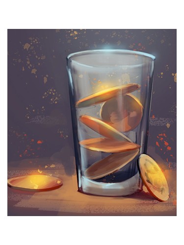 Frasco de Coin Trick, de Black Phoenix Alchemy Lab