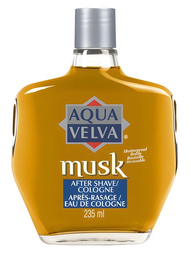 Frasco de Aqua Velva Musk, de Williams