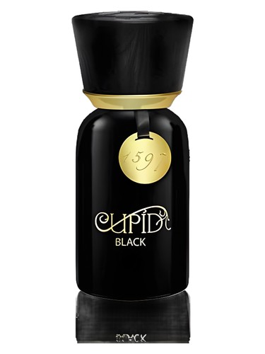 Frasco de Cupid Black 1597, de Cupid Perfumes
