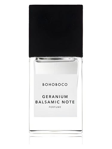 Frasco de Geranium Balsamic Note, de Bohoboco
