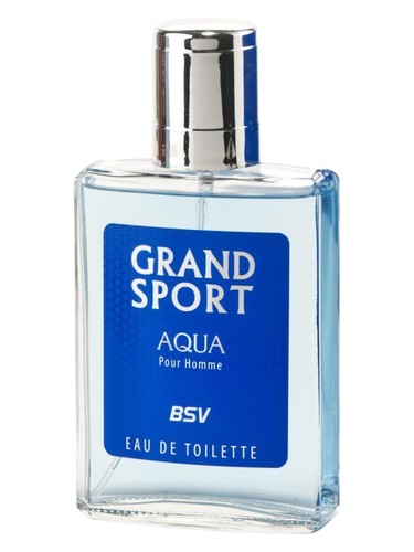 Frasco de Grand Sport Aqua, de Ninel Perfume