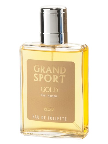 Frasco de Grand Sport Gold, de Ninel Perfume