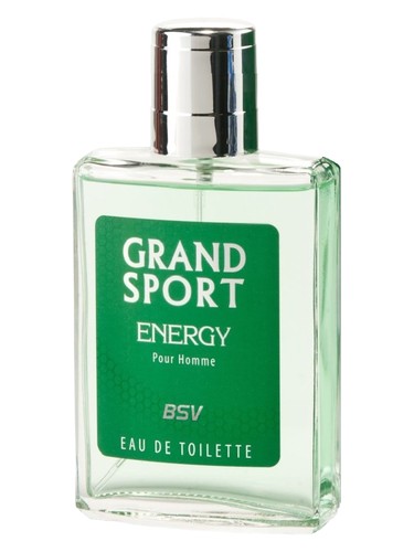 Frasco de Grand Sport Energy, de Ninel Perfume