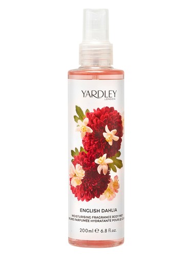 Frasco de English Dahlia Fragrance Mist, de Yardley