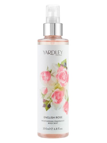 Frasco de English Rose Fragrance Mist — Yardley