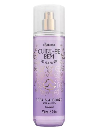 Frasco de Cuide-se Bem Rosa e Algodão, de O Boticário