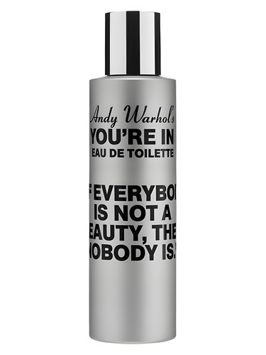Frasco de Andy Warhol's You're In, de Comme des Garcons