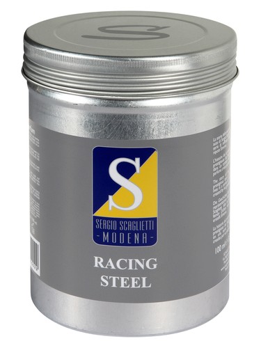 Frasco de Racing Steel, de Sergio Scaglietti