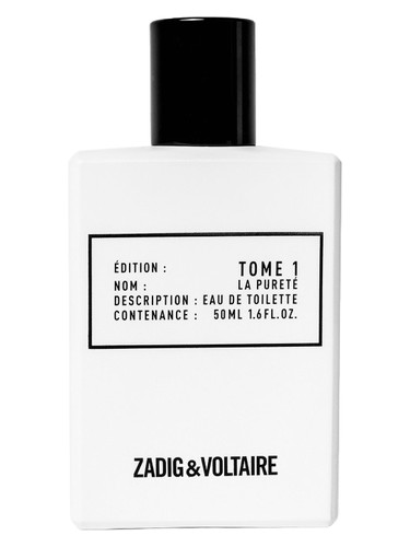 Frasco de Tome 1 La Pureté (2017), de Zadig & Voltaire